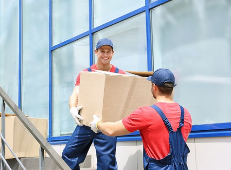Removal team planning a home move in North Finchley