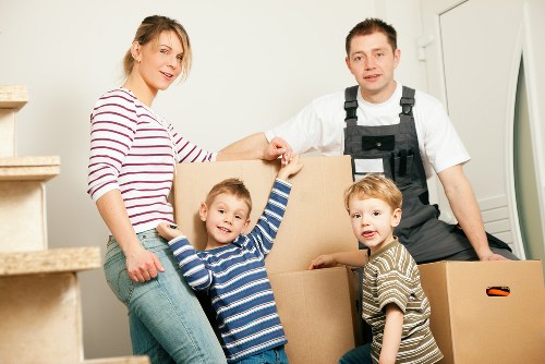 Packing and loading items for a North Finchley move